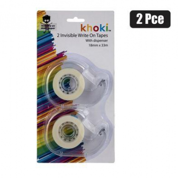  TAPE ADHESIVE INVISIBLE 2PK