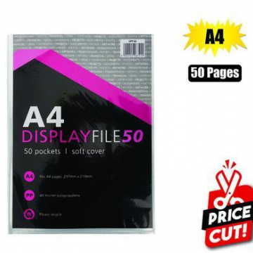  FILE DISPLAY-BOOK PL A4 50-PAGE