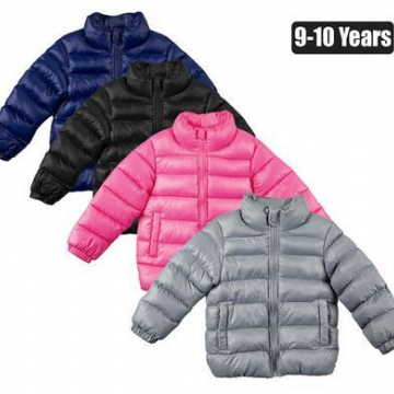  PUFFER JACKET KIDS PLAIN 9-10 SIZE 