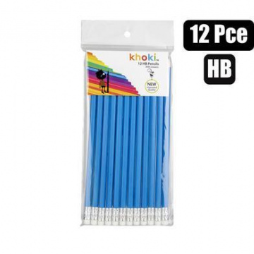 PENCIL BASIC HB 12PCE WITH ERASER